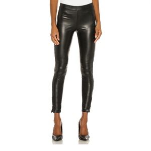 David Lerner Ankle Zip Leggings in Navy, S